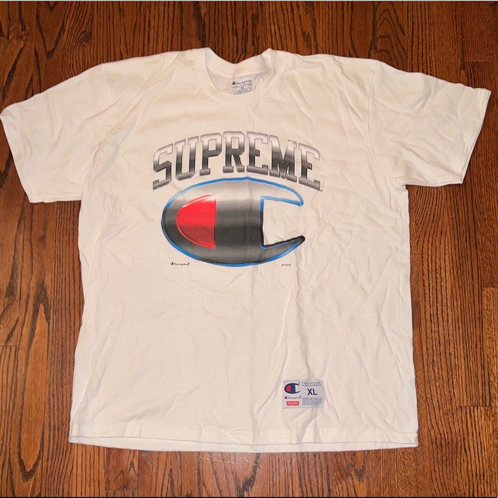 Supreme Champion Chrome S/S Shirt (White)